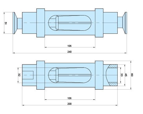 K-5011G、K-5012G、K-5013G、K-5014G、K-5015G、K-5016G、K-5017G玻璃轉子流量計